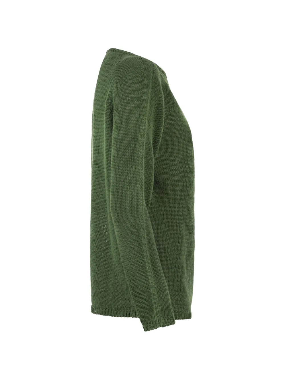  's Max Mara Wide-neck Linen Jumper - Green 