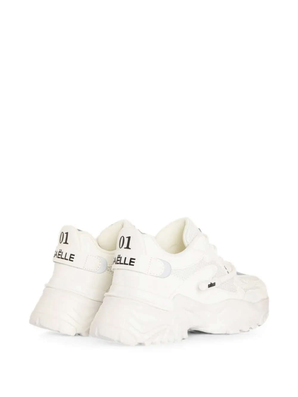 Gaëlle Paris lace-up sneakers Wit