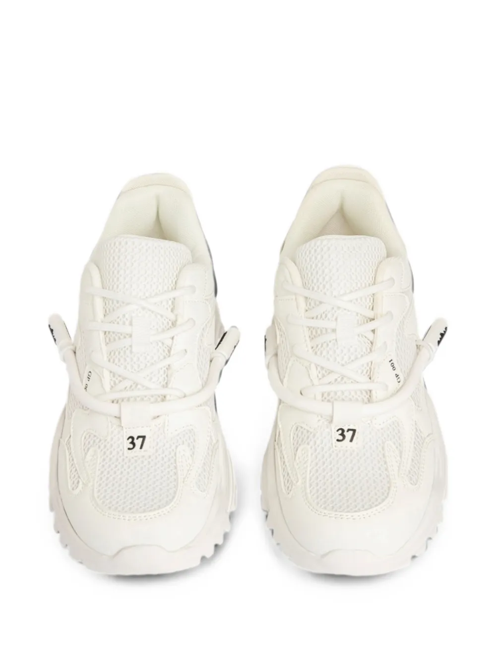 Gaëlle Paris lace-up sneakers Wit