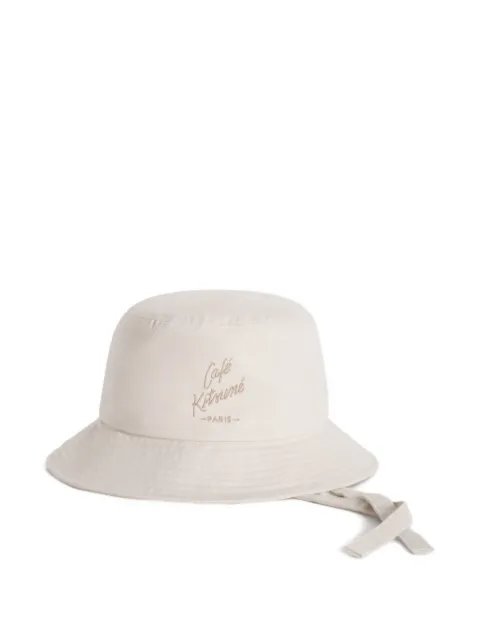 CAFÉ KITSUNÉ logo bucket hat