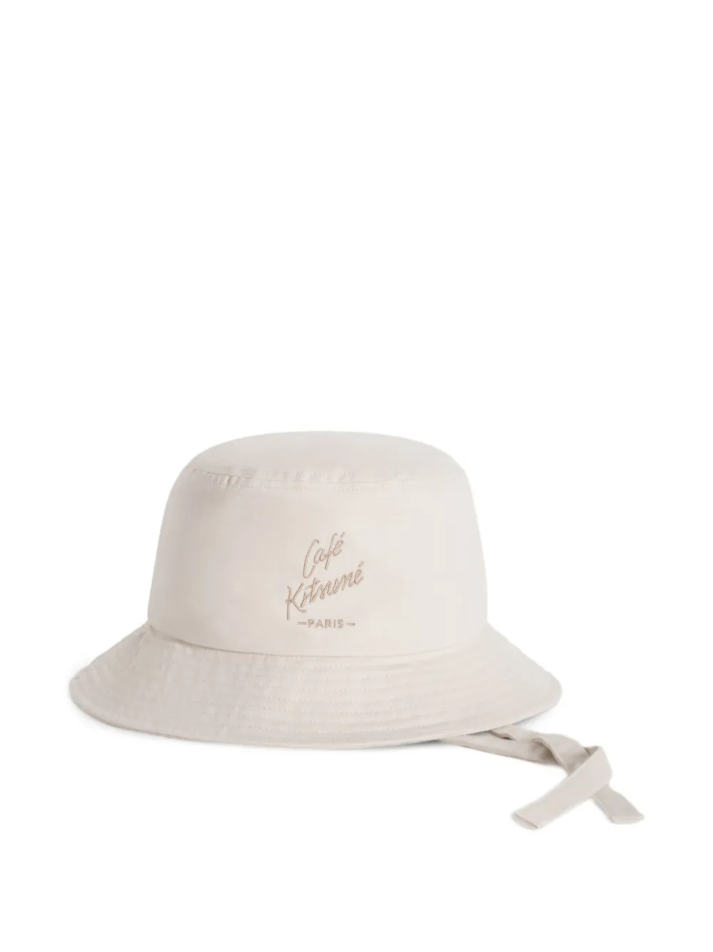 CAFÉ KITSUNÉ logo bucket hat - Toni neutri