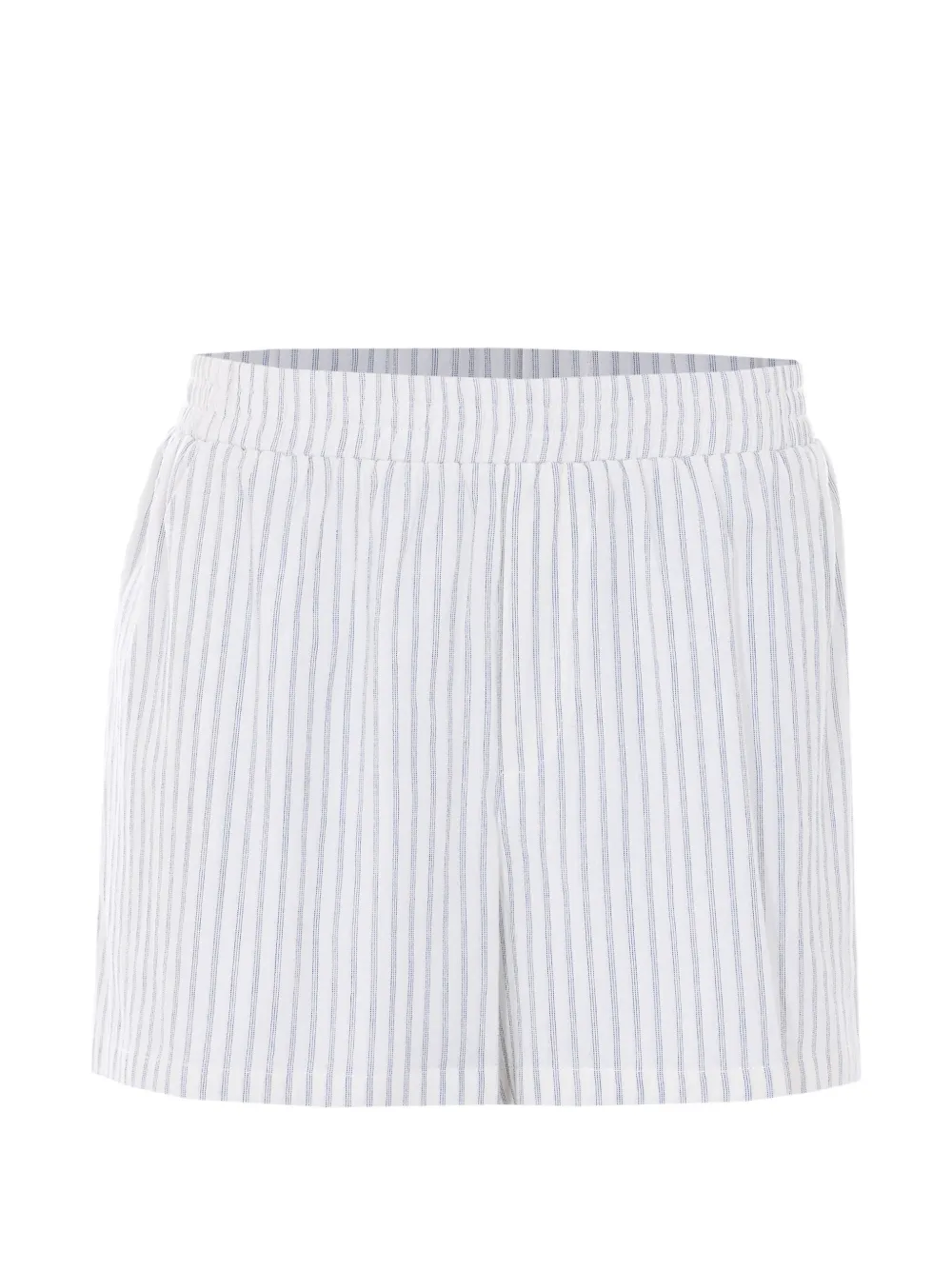 Ele striped shorts - Bianco