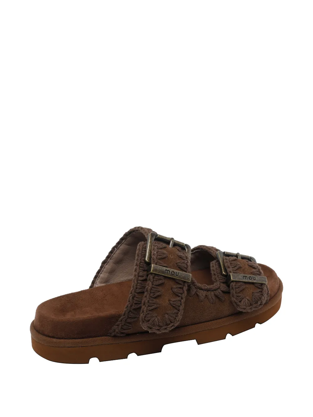 Mou Suède sandalen Bruin