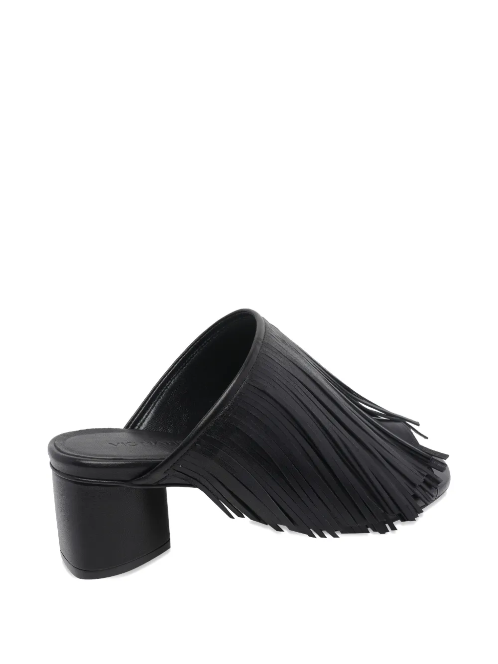 Vic Matie K16 fringed sandals Zwart
