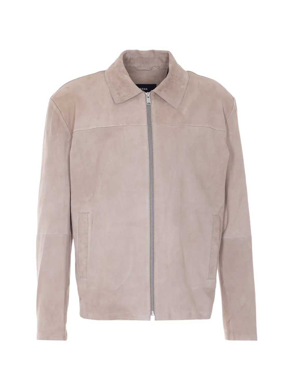 Arma Hardin Zip-up Bomber Jacket In Brown