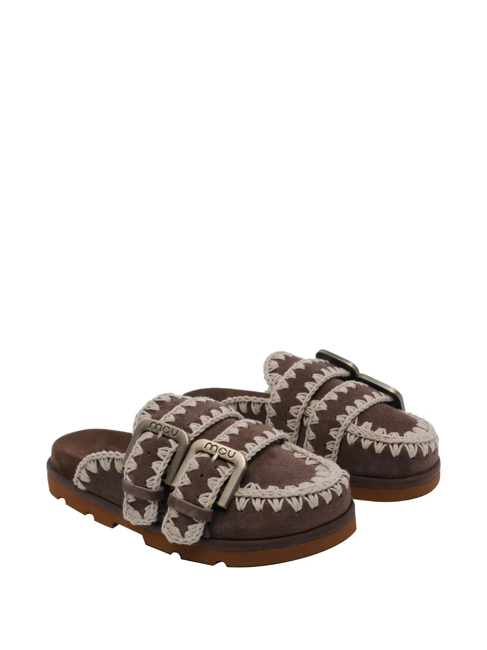 Mou Sabot sandalen Bruin