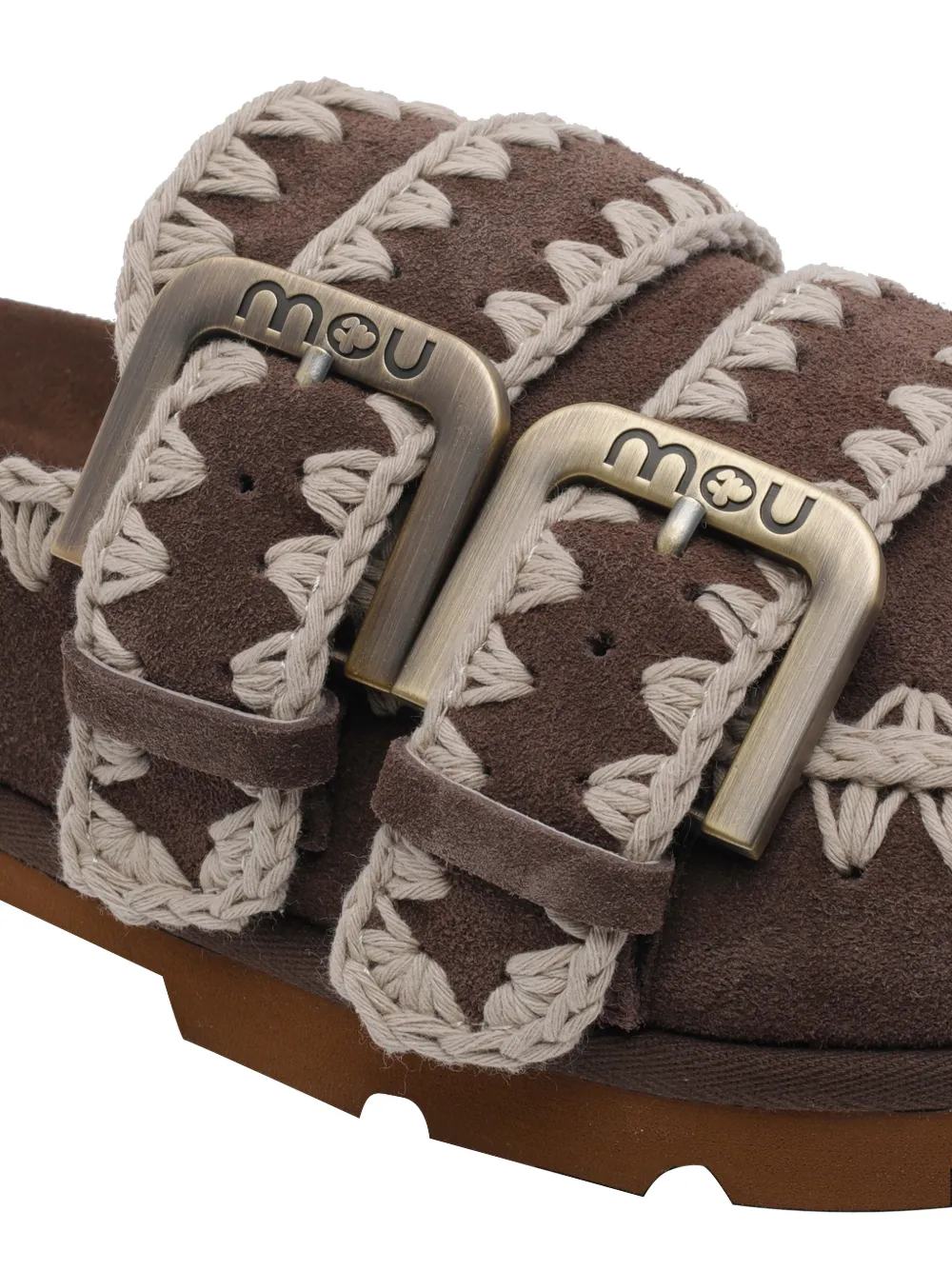 Mou Sabot sandalen Bruin