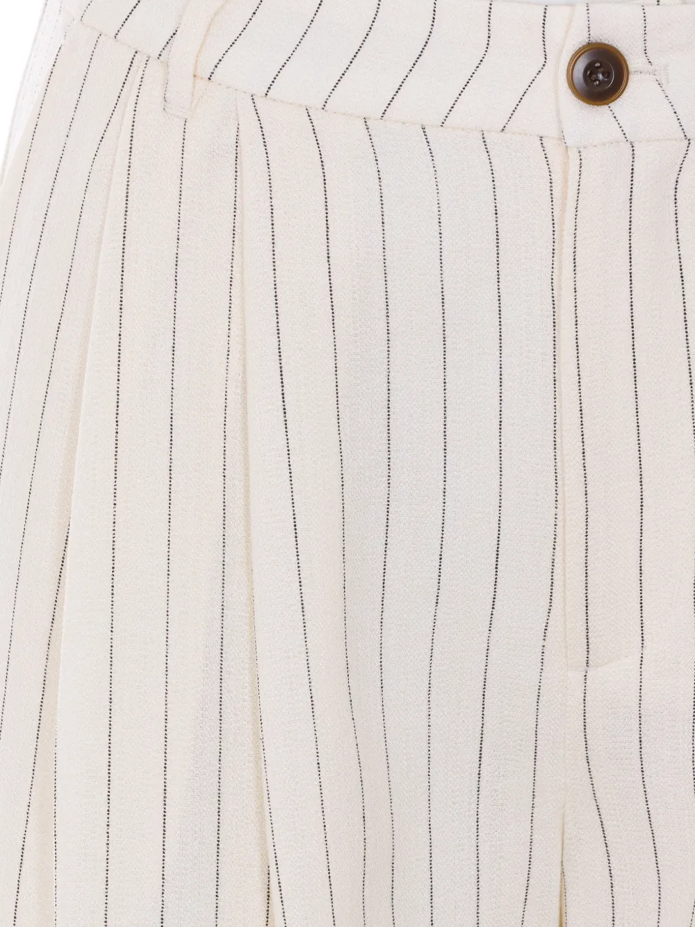  Ele Striped Flared Trousers - Neutrals 