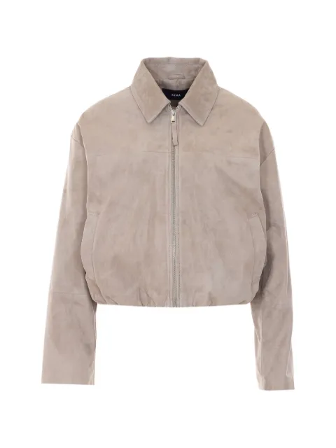 Arma Loua suede bomber jacket