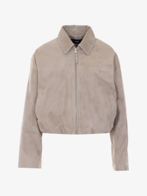 Arma Loua suede bomber jacket