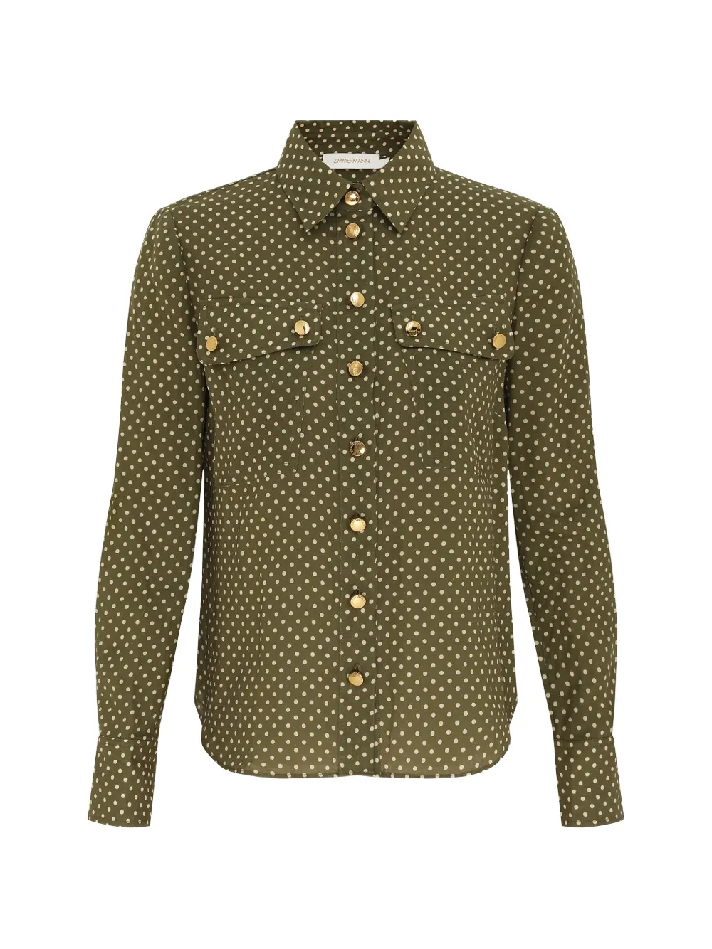 ZIMMERMANN Luna shirt - Verde
