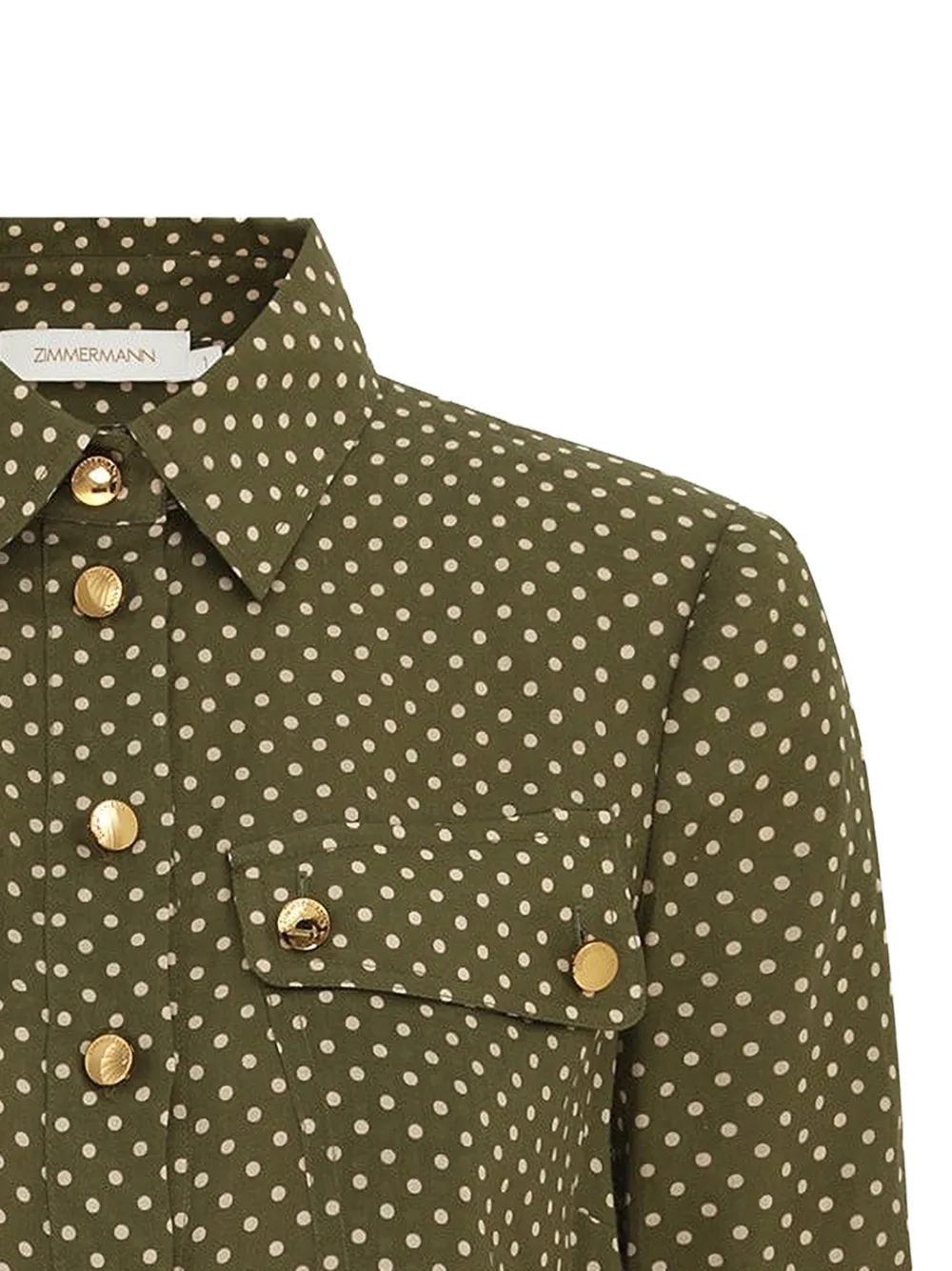  Zimmermann Luna Shirt - Green 
