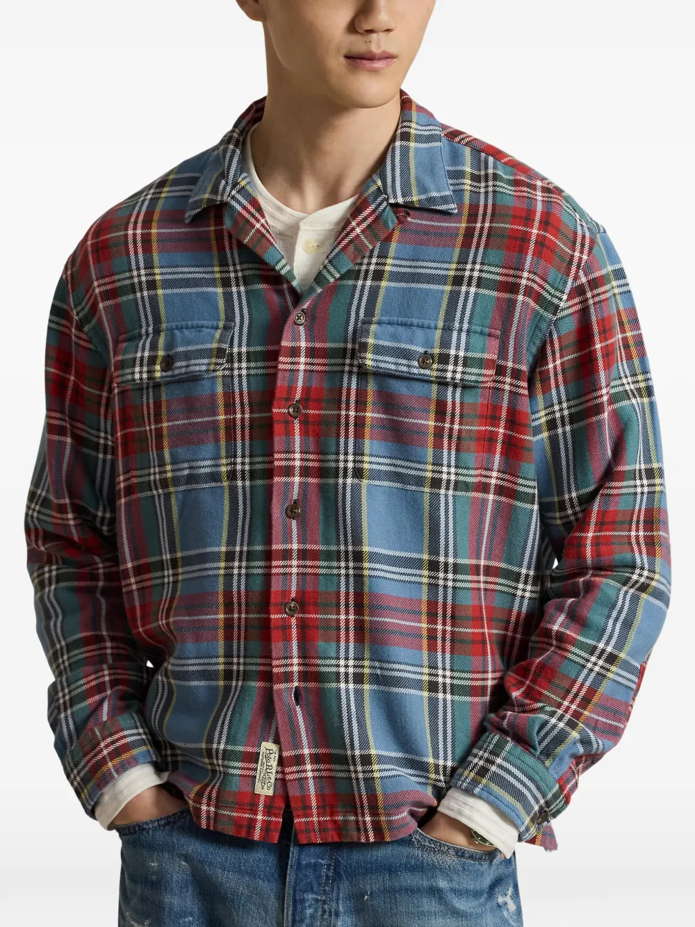 Polo Ralph Lauren Geruit overhemd Blauw