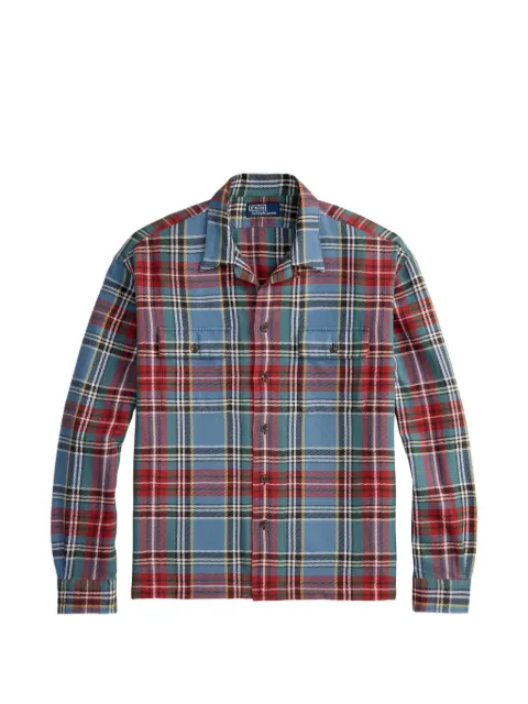 Polo Ralph Lauren camisa con botones y cuadros estampados