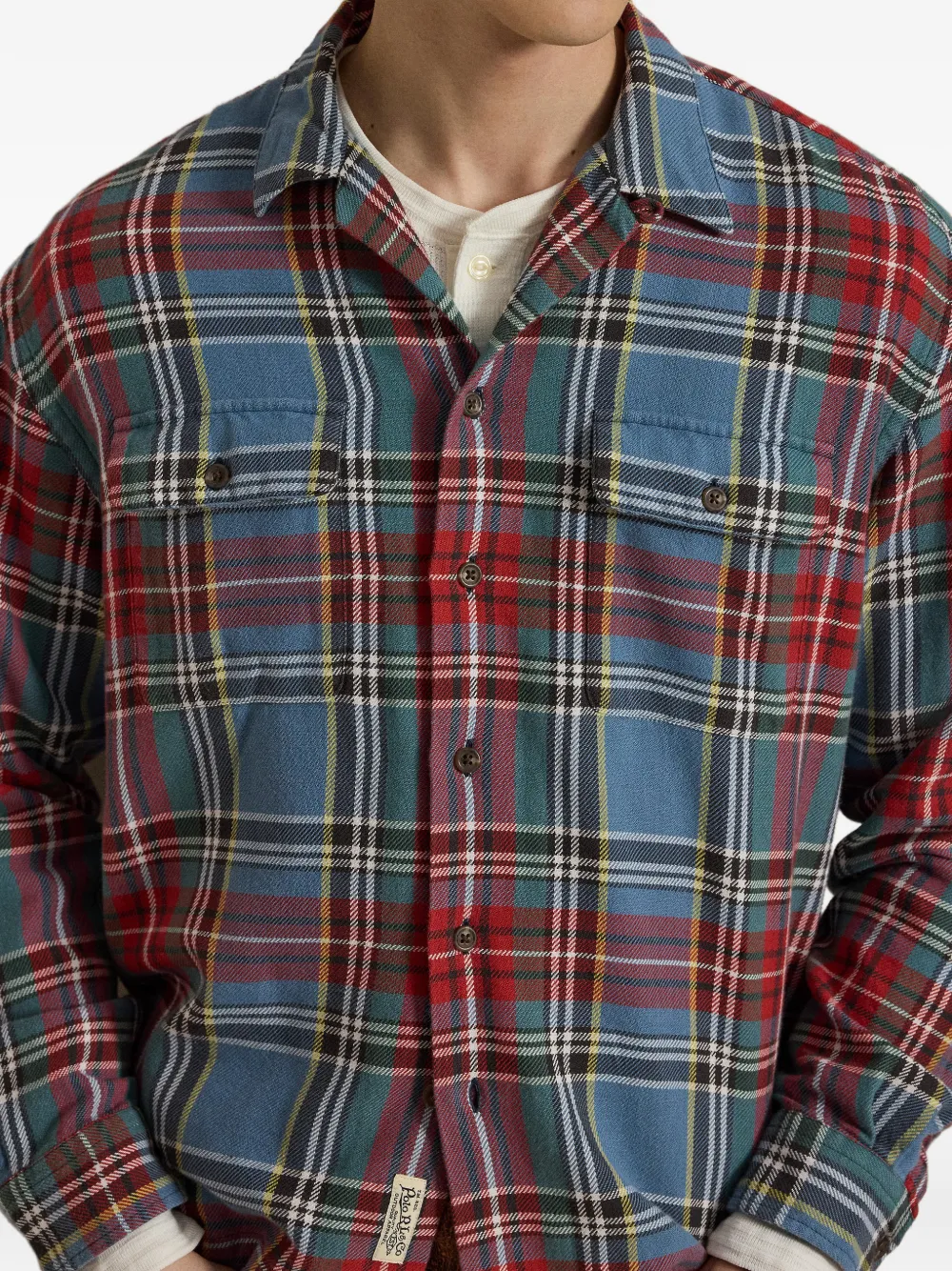 Polo Ralph Lauren Geruit overhemd Blauw