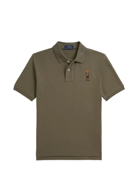 POLO RALPH LAUREN KIDS Polo Bear piqué polo shirt