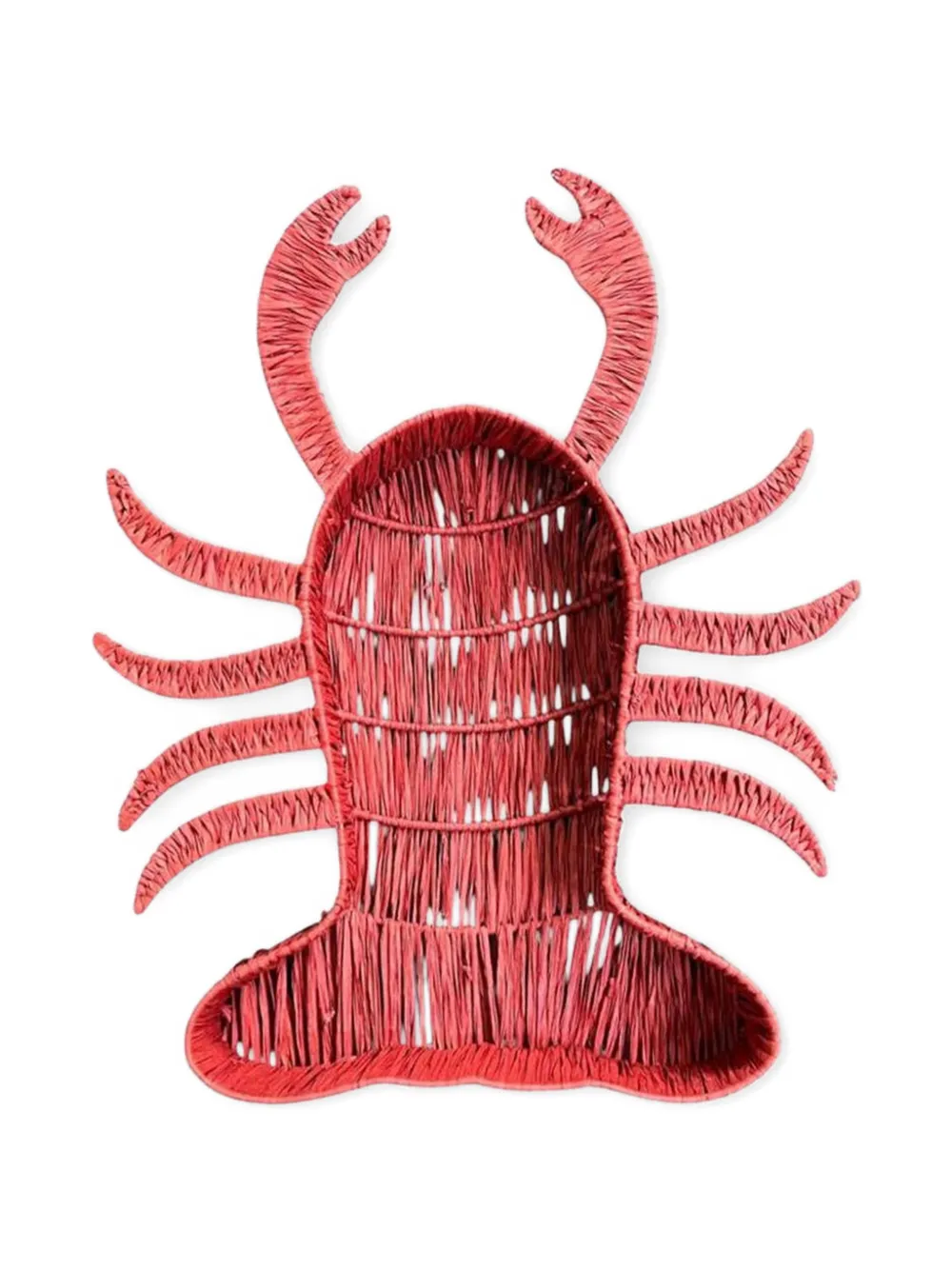 Les-Ottomans 랍스터 우븐 바스켓 | 레드 | Image 1