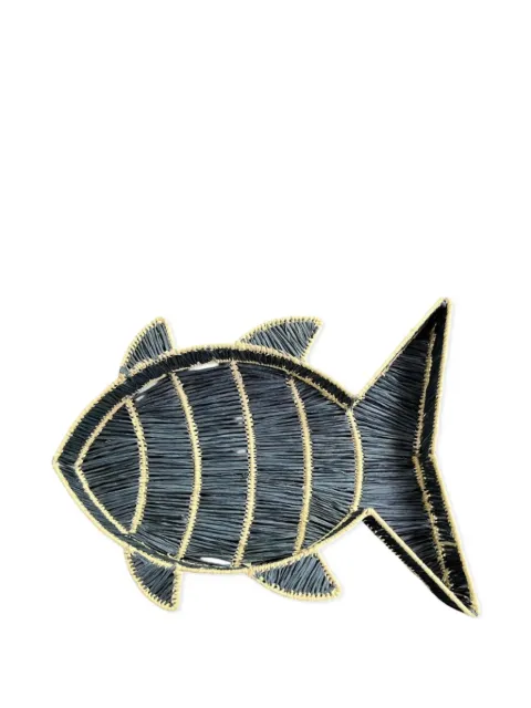 Les-Ottomans raffia fish basket