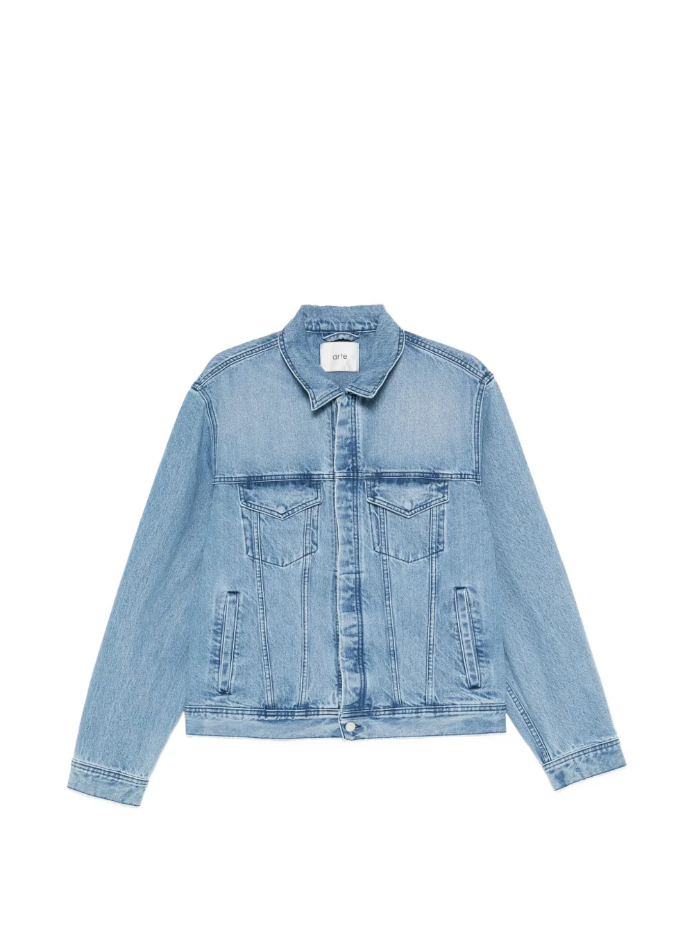 Arte Antwerp bleached denim jacket - Blu