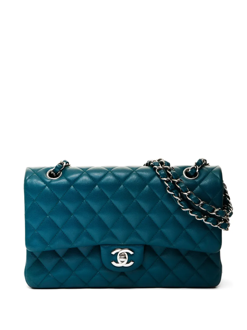 CHANEL Pre-Owned medium Classic Flap shoulder bag - Blu