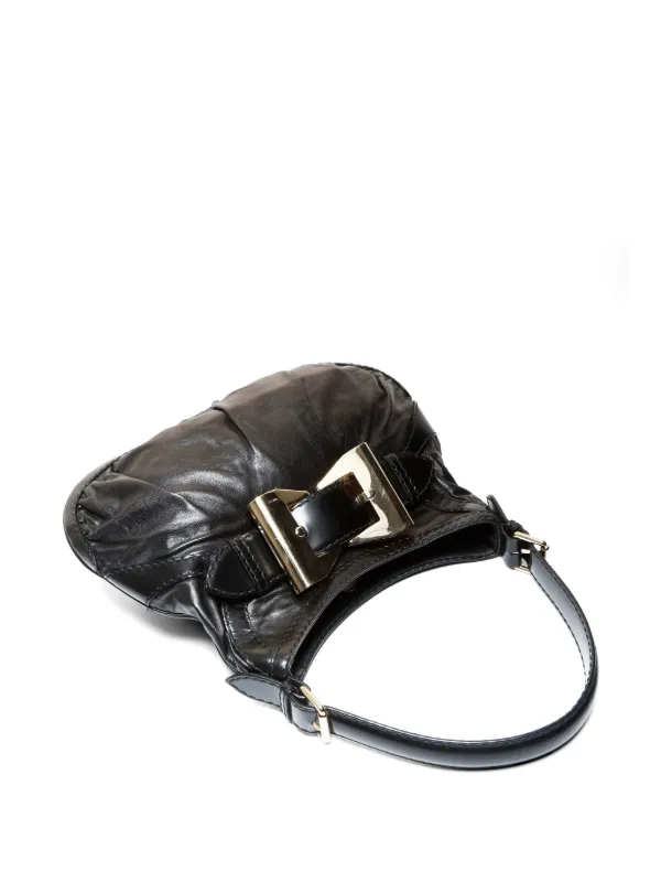 Gucci Pre-Owned クイーン ホーボー レザーショルダーバッグ