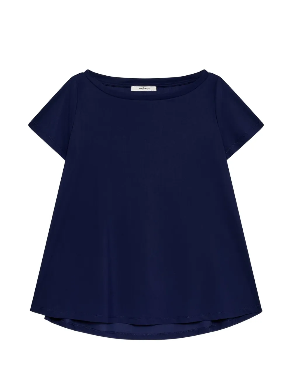 MALIPARMI T-shirt con scollo a barca - Blu