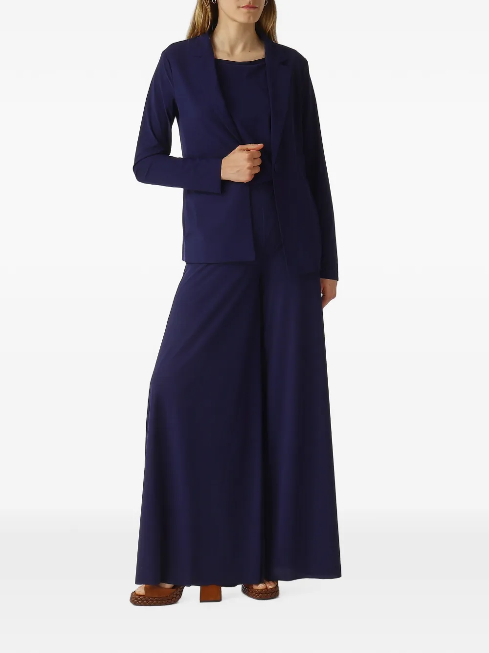MALIPARMI T-shirt met boothals Blauw
