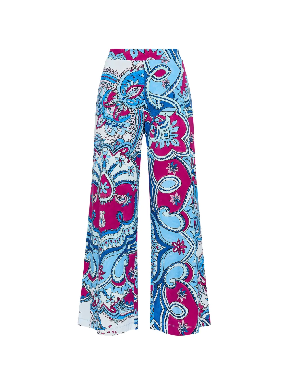 MALIPARMI paisley straight trousers - Rosa
