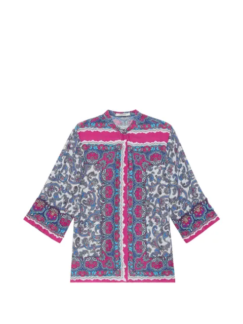 MALIPARMI camisa con estampado de cachemira