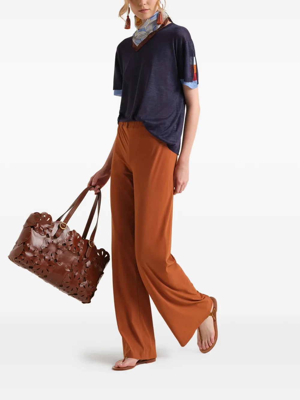 MALIPARMI Jersey broek Bruin