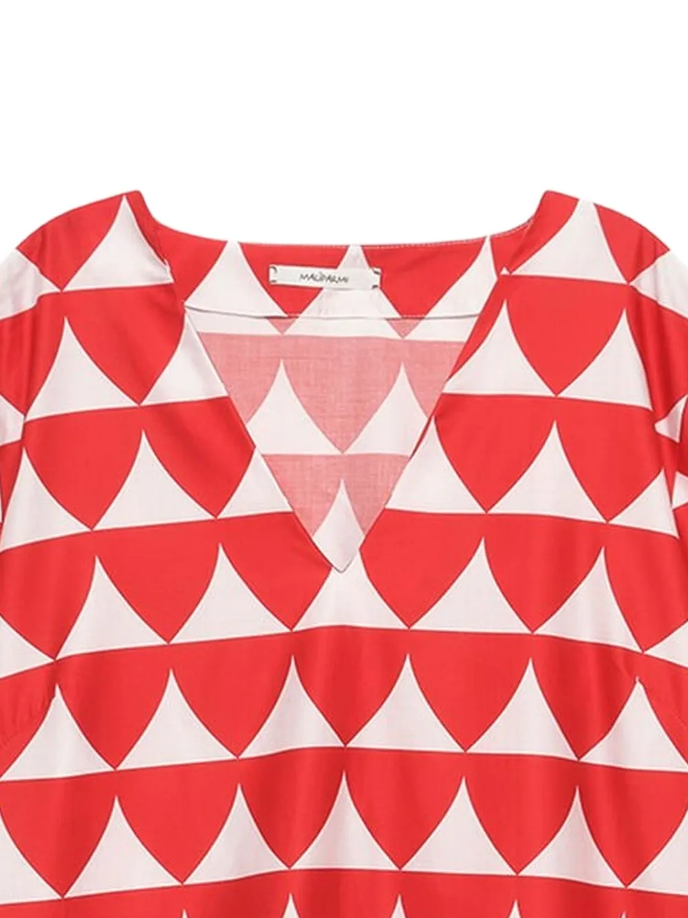 MALIPARMI Blouse met V-hals - Rood