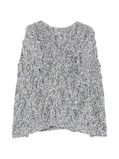 AMARANTO  distressed-effect sweater