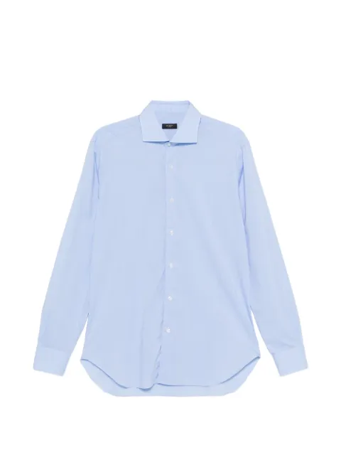 Barba spread-collar button-up shirt