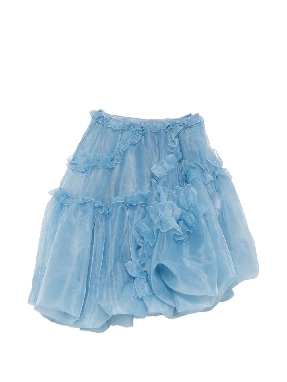 Ermanno Scervino ruffled midi skirt - Blu