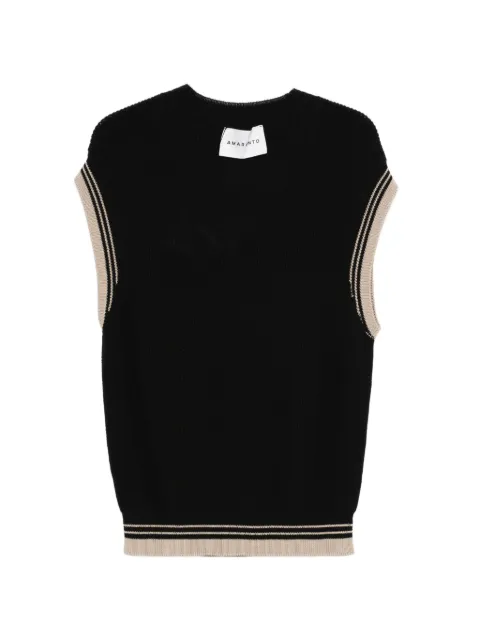 AMARANTO  V-neck vest