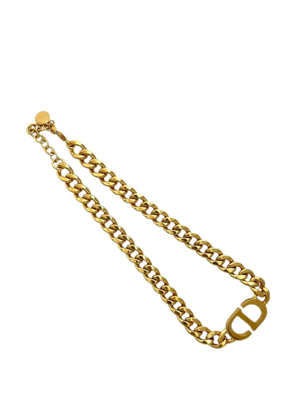 Christian Dior Pre-Owned 2018-2025 ゴールドプレーテッド ラッカー 