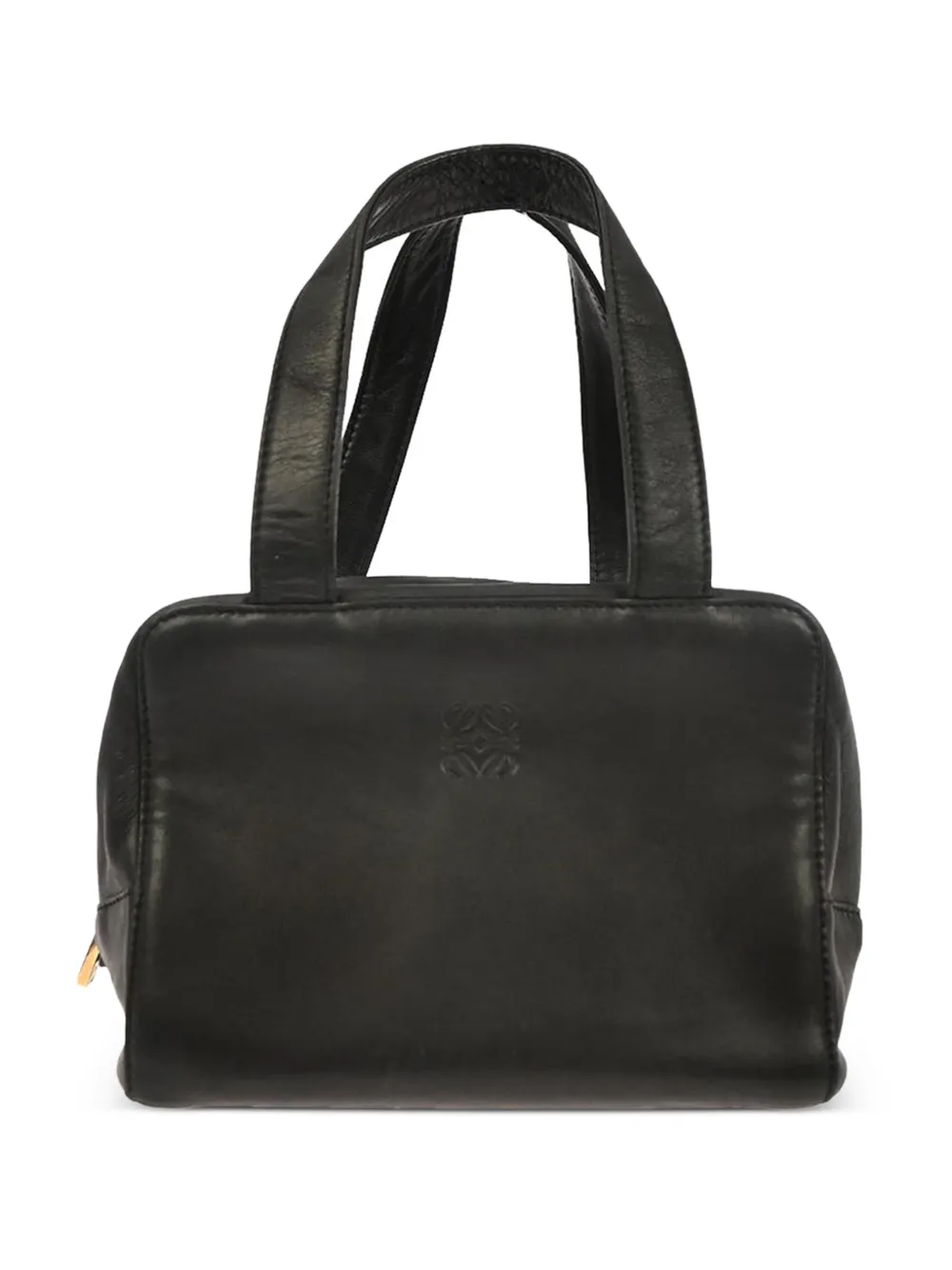 Loewe Pre-Owned Borsa a spalla in pelle anni '90 - Nero