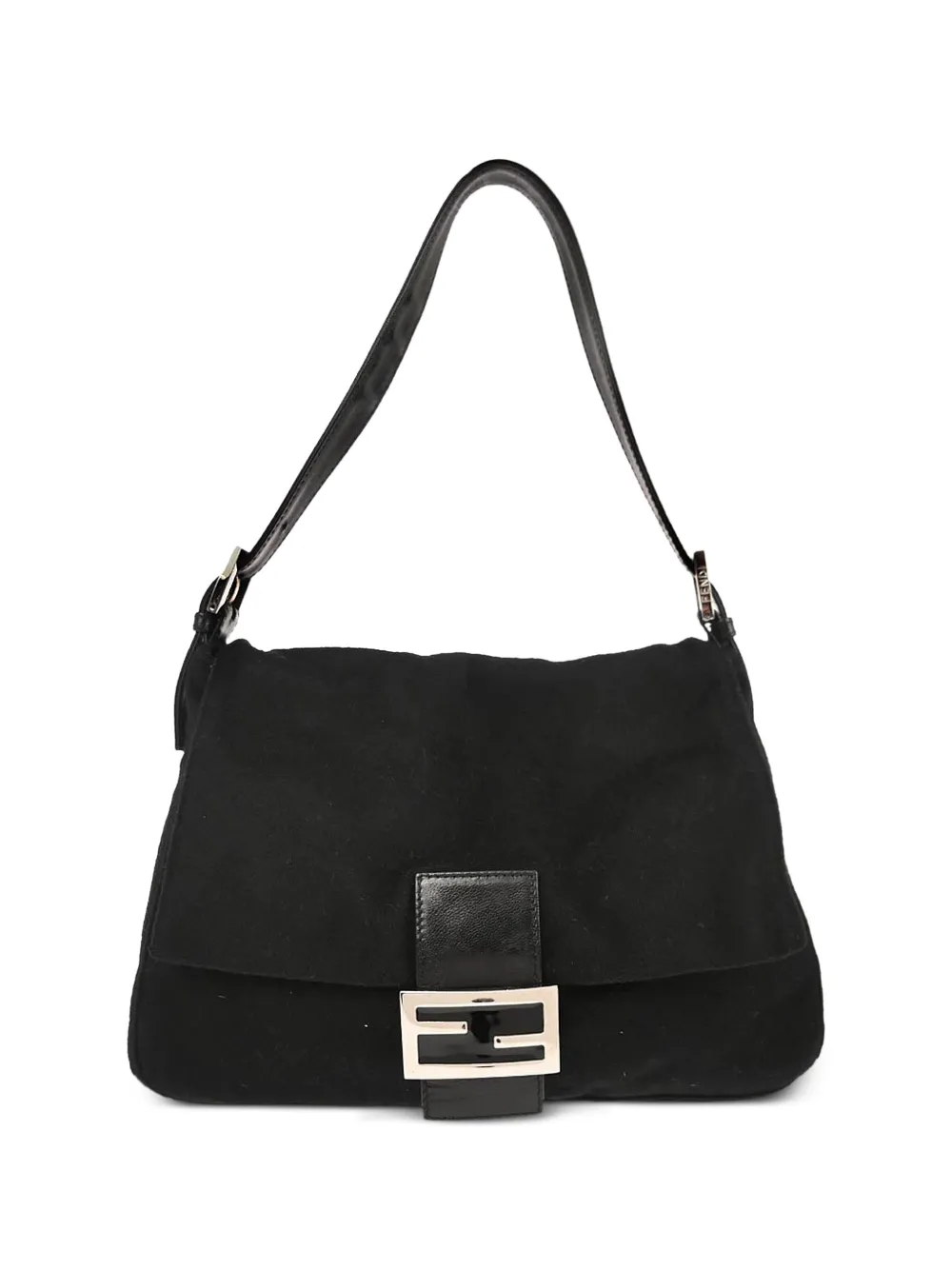 Fendi Pre-Owned 2009 Mamma Baguette buckle handbag - Black
