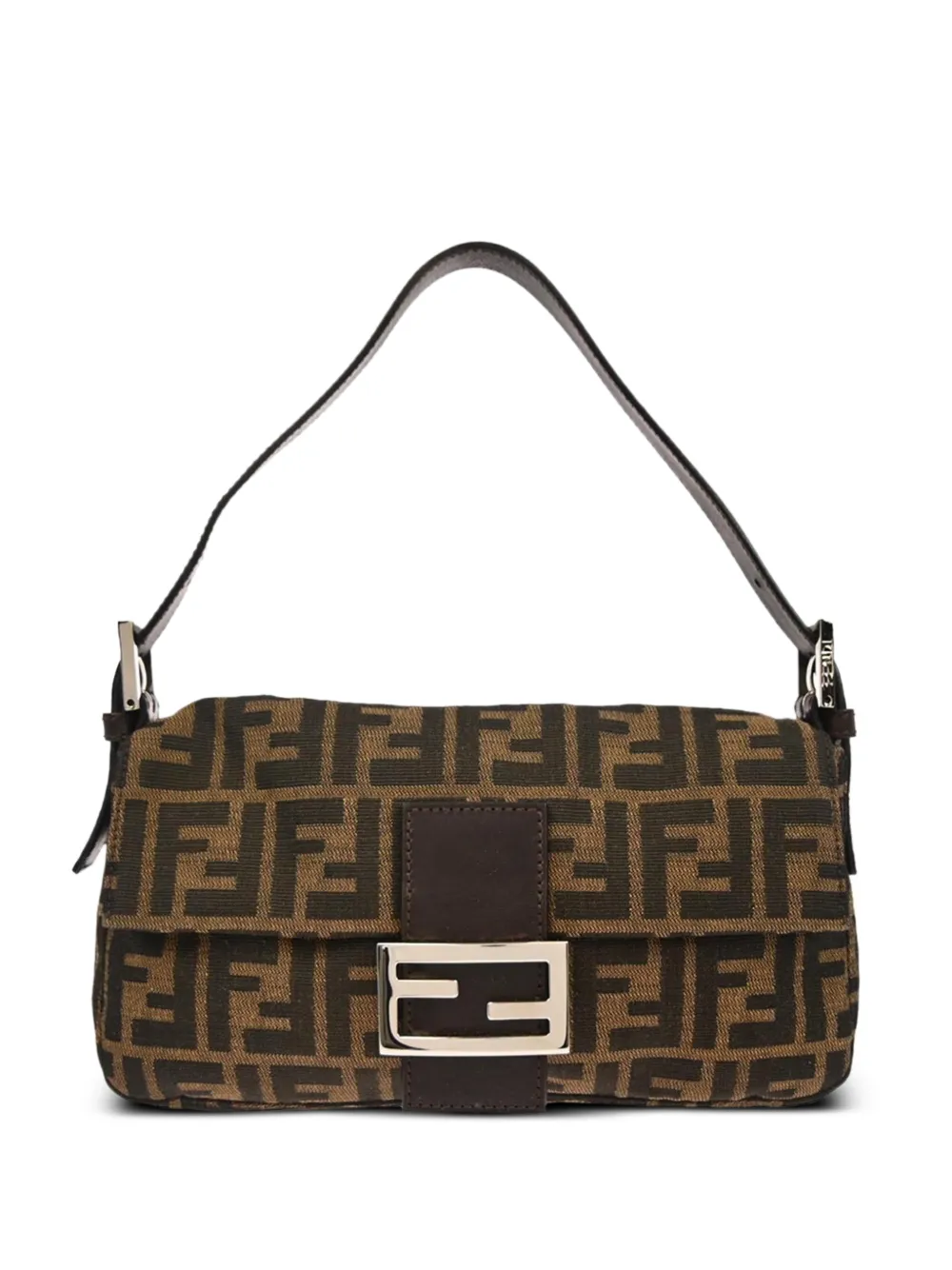 Fendi Pre-Owned 2000 Zucca Baguette shoulder bag - Toni neutri