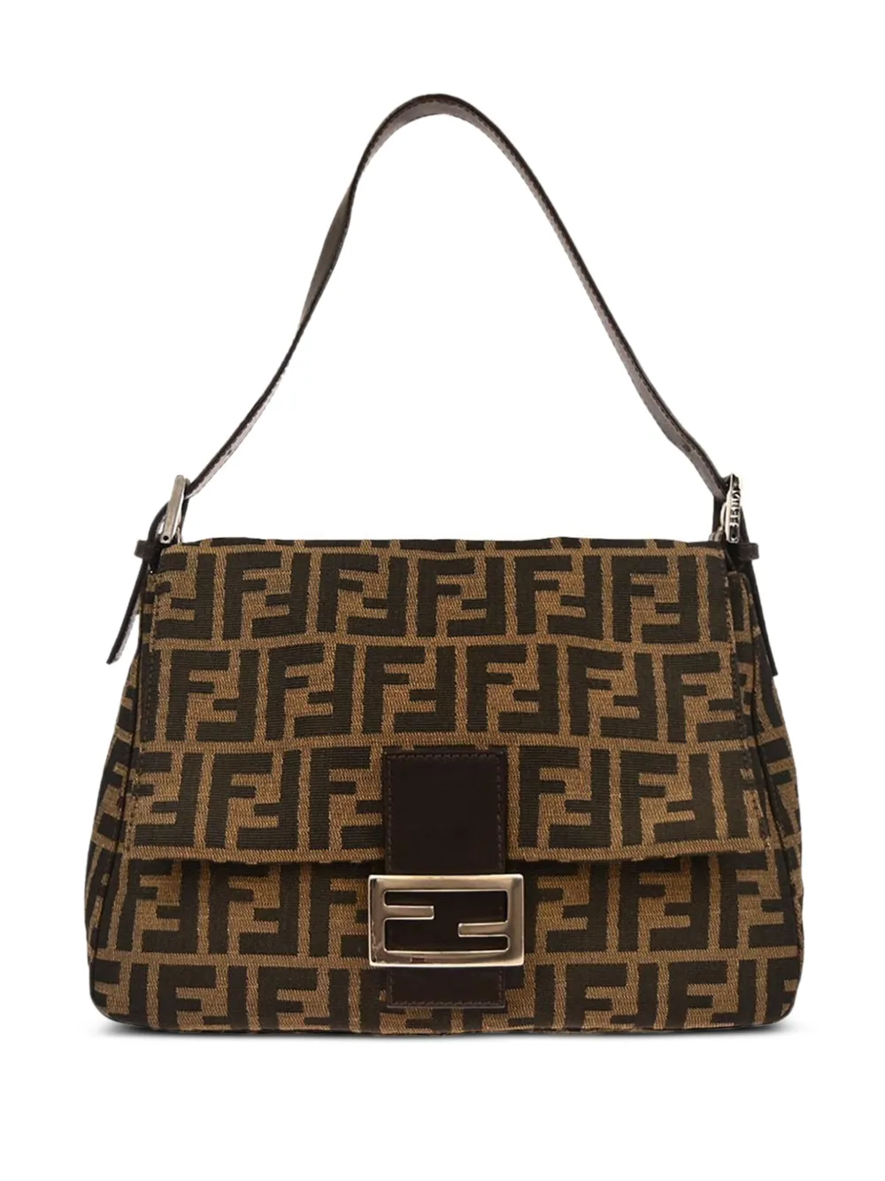 Fendi Pre-Owned 2001 Zucca canvas handbag - Marrone
