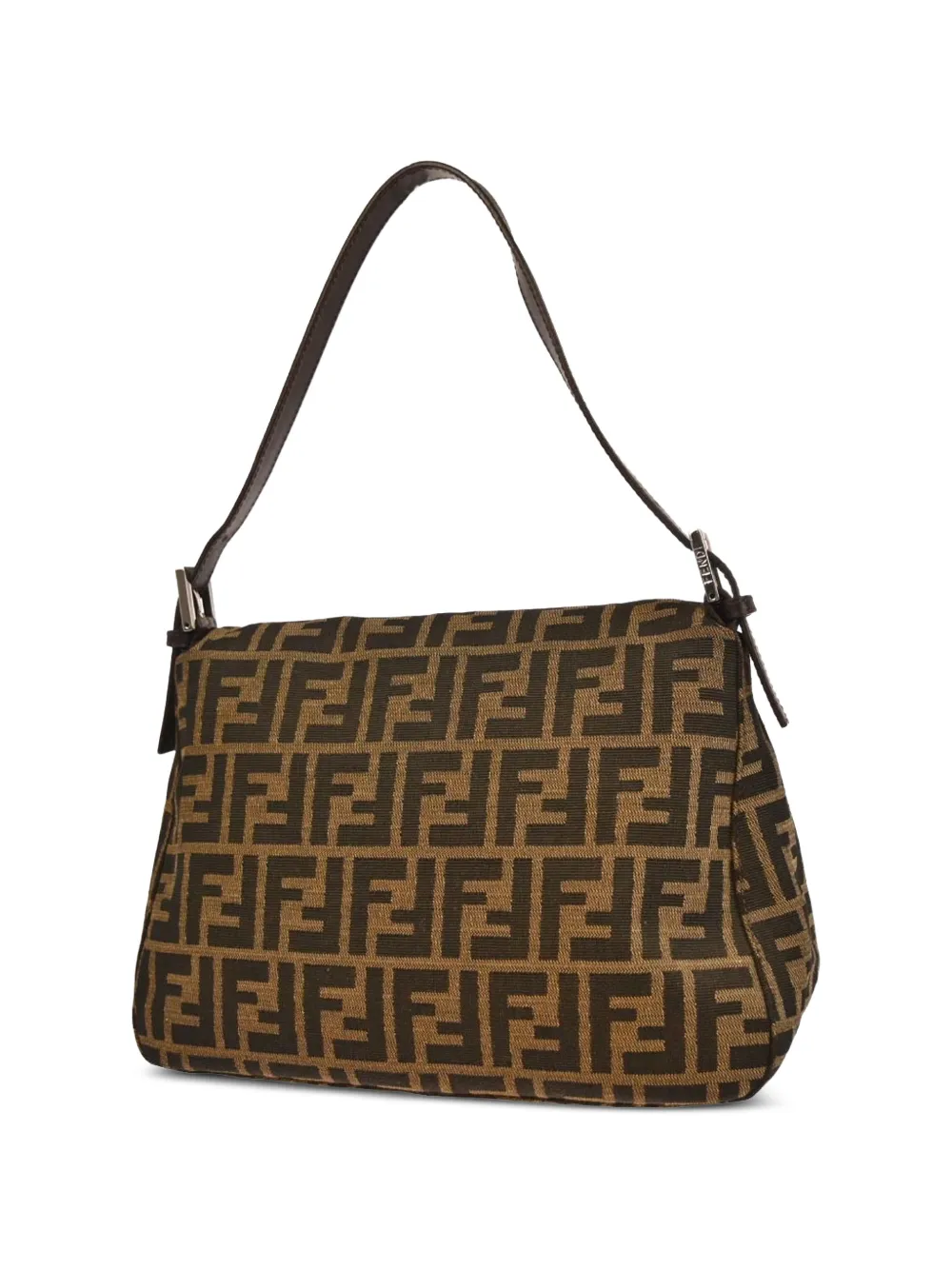 Fendi Pre-owned 2001 Zucca Canvas Handbag in Brown, view 2