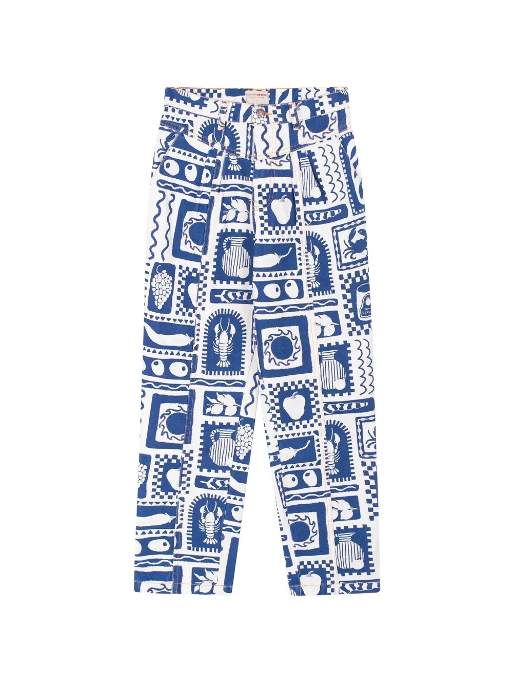 Favorite People Positano patterned trousers