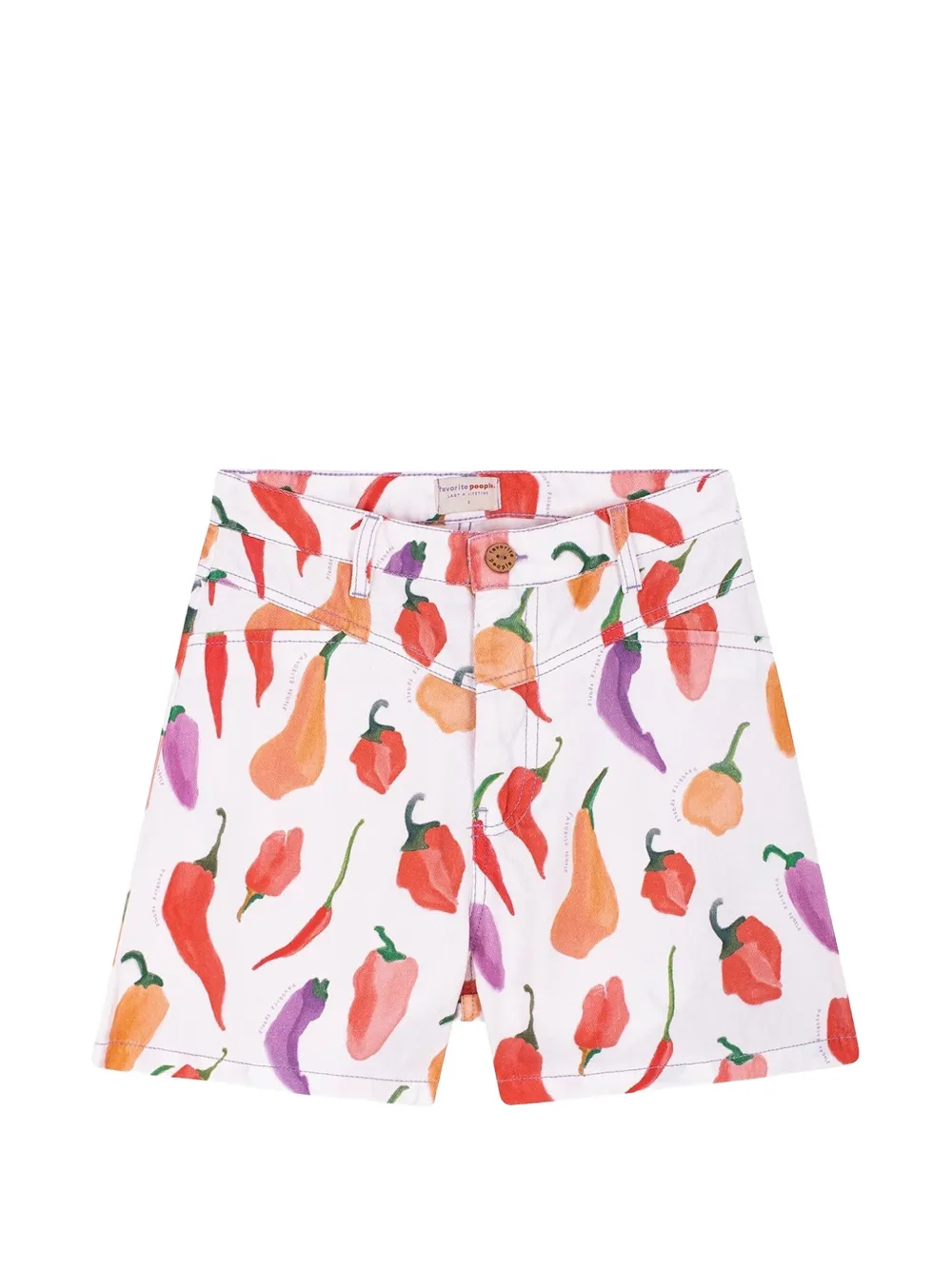 Favorite People Peperone shorts - White