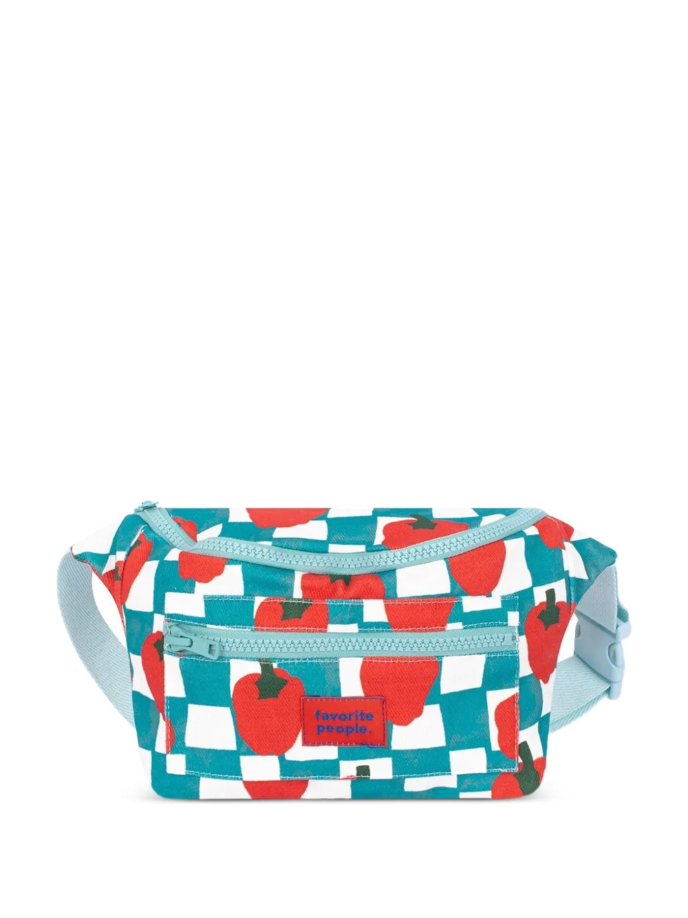 Favorite People Borsa La Cantina a quadri - Blu