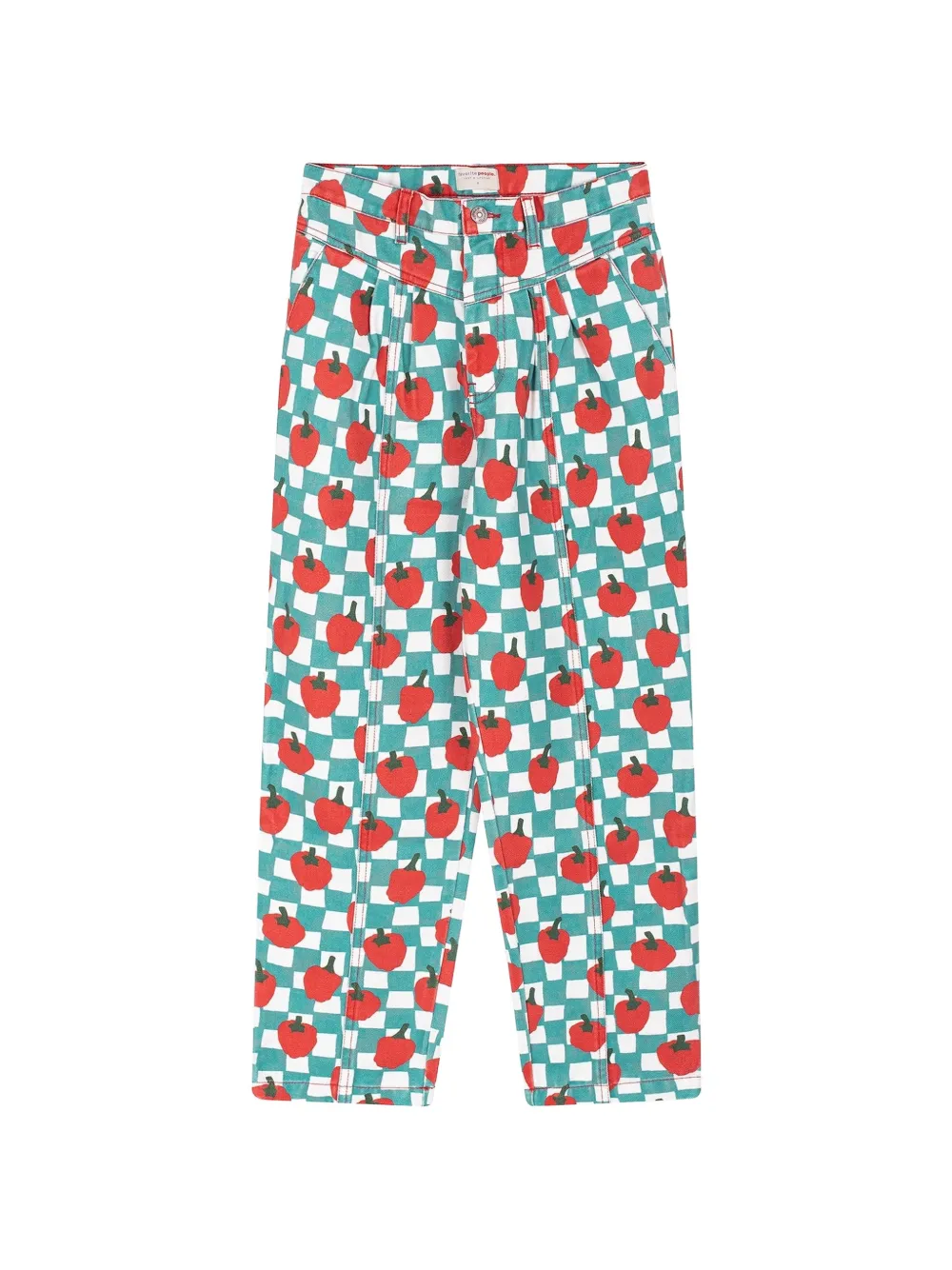 Favorite People Pantaloni La Cantina con stampa - Blu