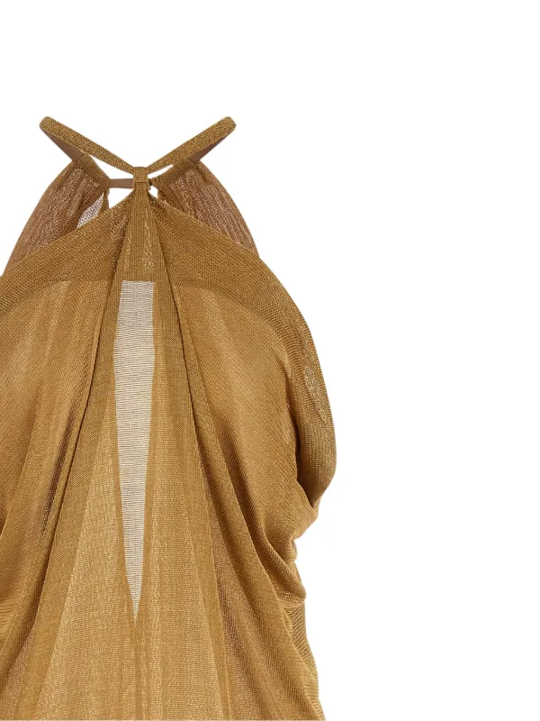 alberta ferretti gold dress $10,370 ALBERTA FERRETTI Maxi Dress IT44 US8 UK12 L Silk Blend LIMITED –  Luxury Designers Distributors Group main image 0