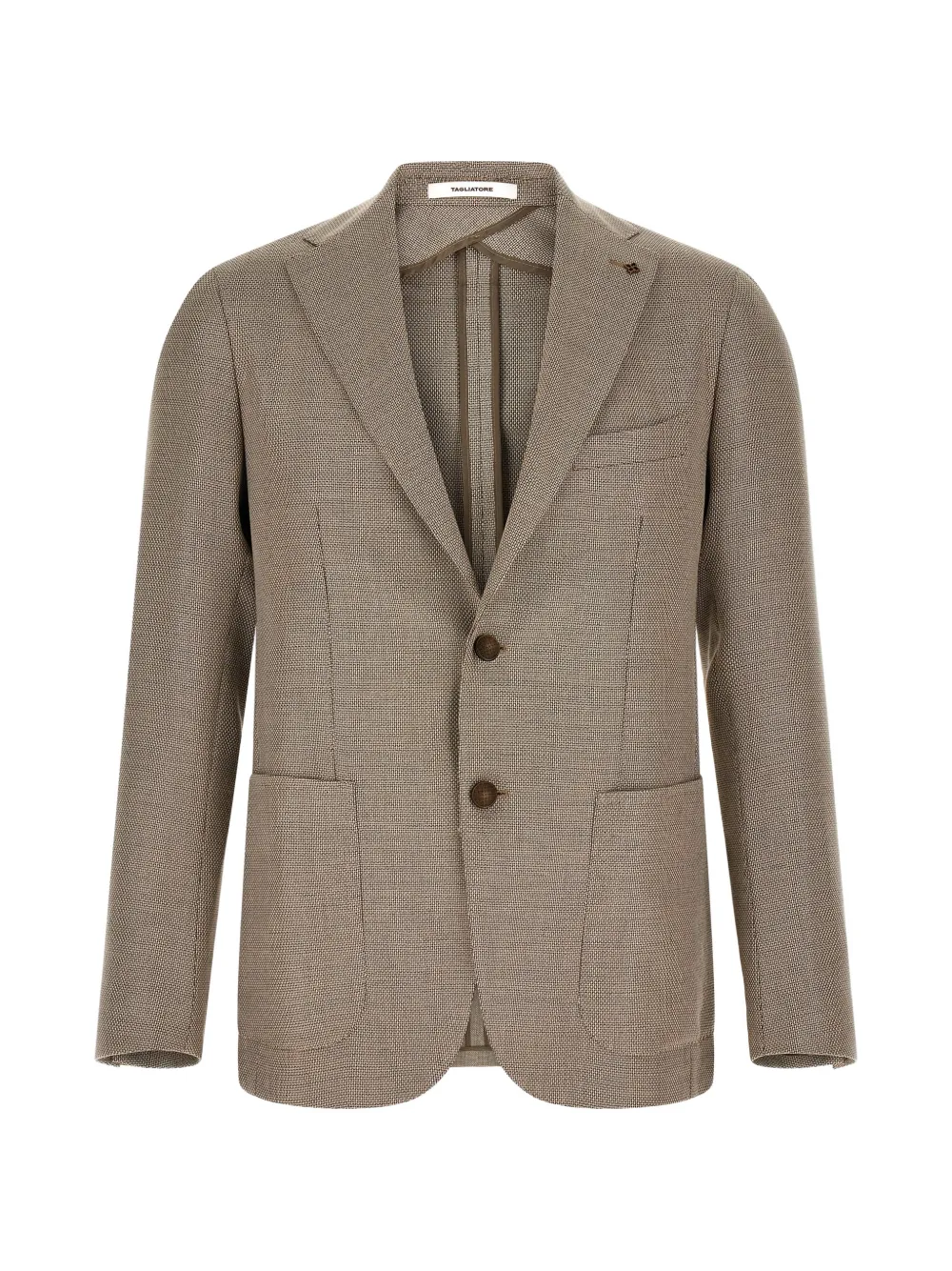 Tagliatore Montecarlo buttoned pin-detail blazer - Brown