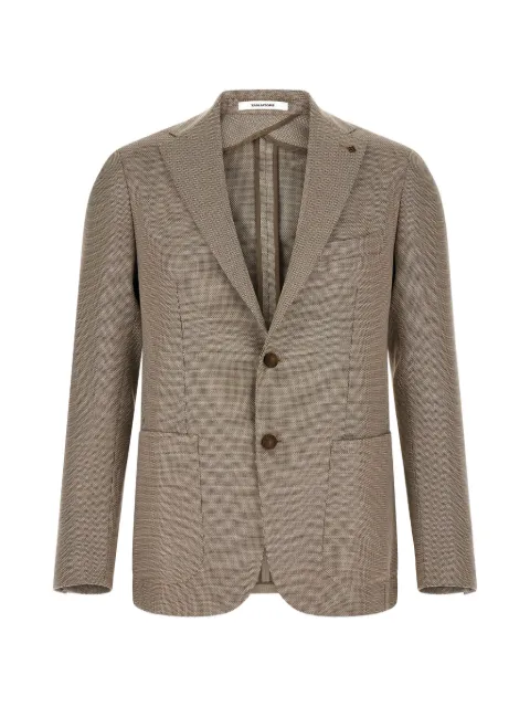 Tagliatore Montecarlo buttoned pin-detail blazer