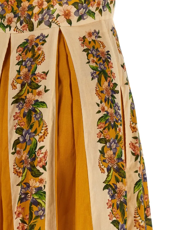farm rio yellow gold sun jacquard maxi dress Farm Rio Yellow Gold Sun Jacquard Maxi Dress