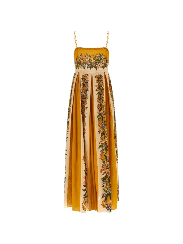 farm rio yellow gold sun jacquard maxi dress Rent Farm Rio Yellow Dress UK 12